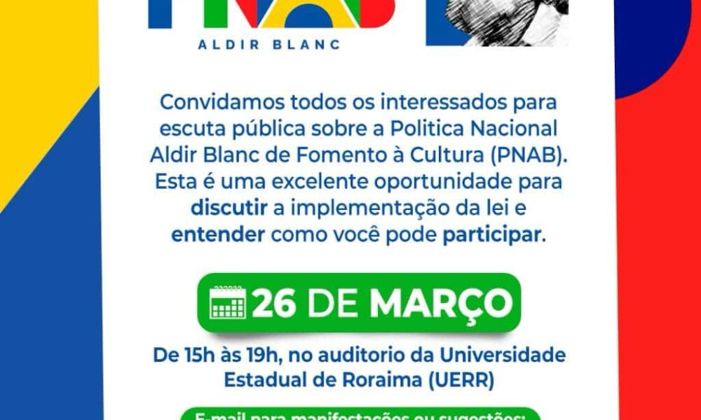 secult-lanca-cinco-editais-da-politica-nacional-com-mais-de-r$-13-milhoes-em-investimentos-–-governo-de-roraima