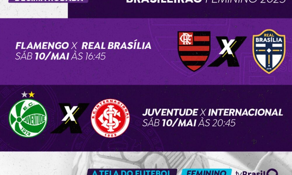 tv-brasil-transmite-duas-partidas-do-brasileirao-feminino-neste-sabado